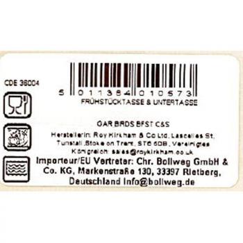 Preview: Jumbotasse Garden Birds von Roy Kirkham 450ml